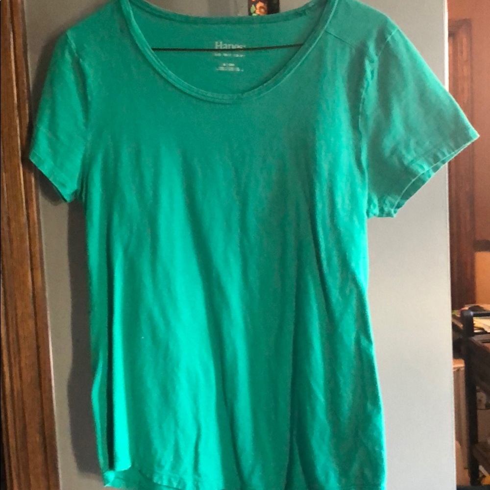 Green t-shirt